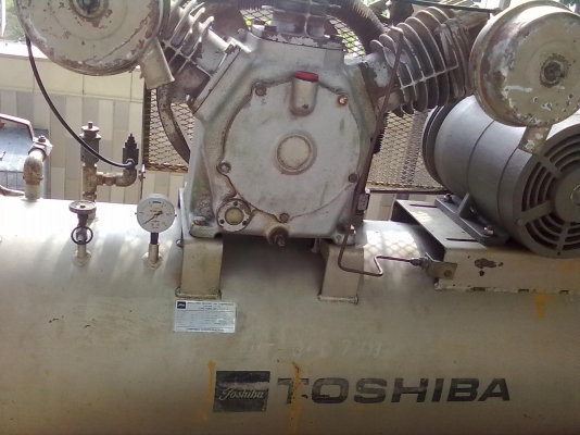 เครื่องปั๊มลมโตชิบา ของประเทศญี่ปุ่น ถัง 810 ลิตร 10 แรง เครื่องปั๊มลมโตชิบา ของประเทศญี่ปุ่น ถัง 810 ลิตร 10 แรง