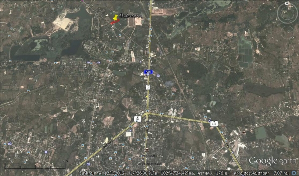 ขายที่ดินโฉนดแปลงสินทรัพย์เป็นทุน(ห้ามโอน 10ปี)สามารถโอนได้ปี58  เนื้อที่  7 - 2 - 18  ไร่