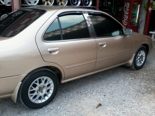 NISSAN SUPER SALOON B14 ปี 97 ภายในสวยมาก ติดแก็สแล้วเกียร์ออโต้ ราคา 145000 บาท