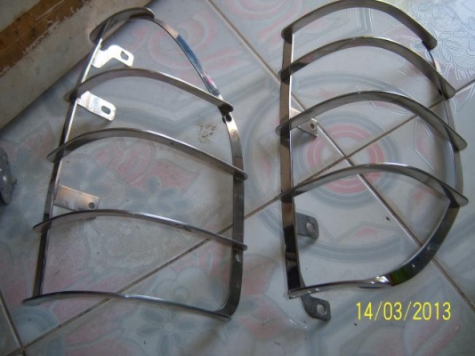 ฝาครอบไฟท้ายอีซูซุสแตนเลส