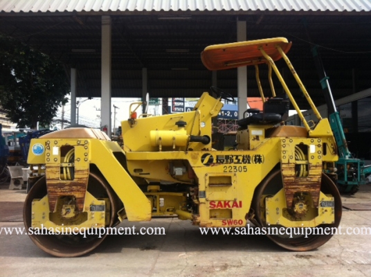รถบด SAKAI รุ่น SW60 (7 TON) บจก.สหสินอีควิปเม้นท์ โทร.081-5851880, 02-5168100-1 www.sahasinequipment.com รถบด SAKAI รุ่น SW60 (7 TON) บจก.สหสินอีควิปเม้นท์ โทร.081-5851880, 02-5168100-1 www.sahasinequipment.com