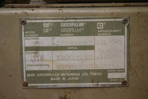 ขาย รถตัก CATERPILLAR 928F เก่าญี่ปุ่น สวยๆ 1,650,000  TEL : 087-0339334 (อ็อฟ)