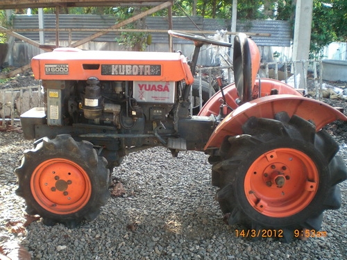 รถไถเล็กเก่านอก คูโบต้า 2 เพลา  15 แรงม้า พร้อมชุดโรตารี่ 1 เมตร