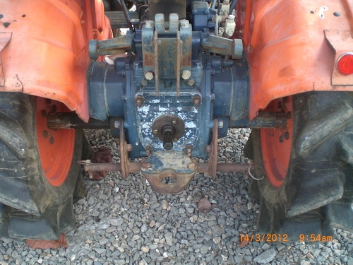 รถไถเล็กเก่านอก คูโบต้า 2 เพลา  15 แรงม้า พร้อมชุดโรตารี่ 1 เมตร