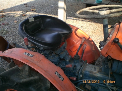 รถไถเล็กเก่านอก คูโบต้า 2 เพลา  15 แรงม้า พร้อมชุดโรตารี่ 1 เมตร