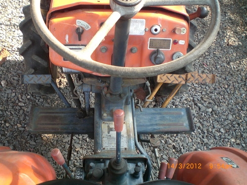 รถไถเล็กเก่านอก คูโบต้า 2 เพลา  15 แรงม้า พร้อมชุดโรตารี่ 1 เมตร