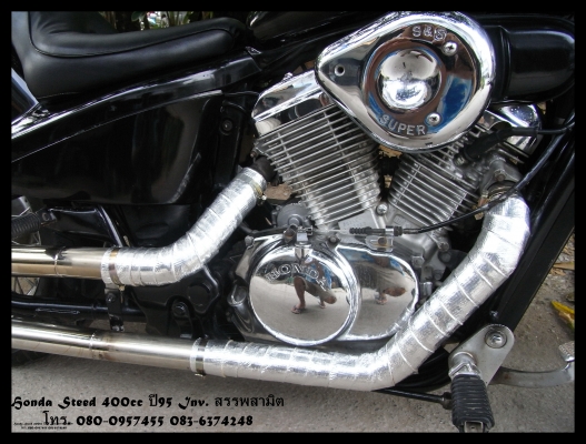 (ลดกระหนํ่า)ขาย...Honda steed 400cc ปี94 Inv. สรรพสามิต สภาพเยี่ยม 65,000 -
