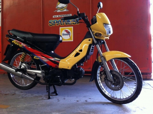 ขาย nice110เครื่องเดิม เดินเบานิ่ง ราคา11111บาทสภาพพร้อมใช้งาน ทะเบียนครบ0825671760 ประหยัดน้ำมันมาก