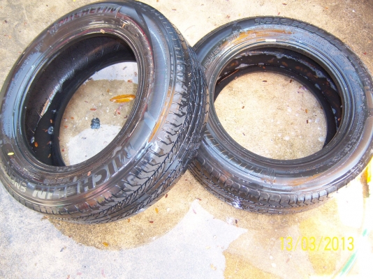 ยาง 195 65 R15 michelin สภาพดี ปี 07 ดอกเยอะ 2 เส้น