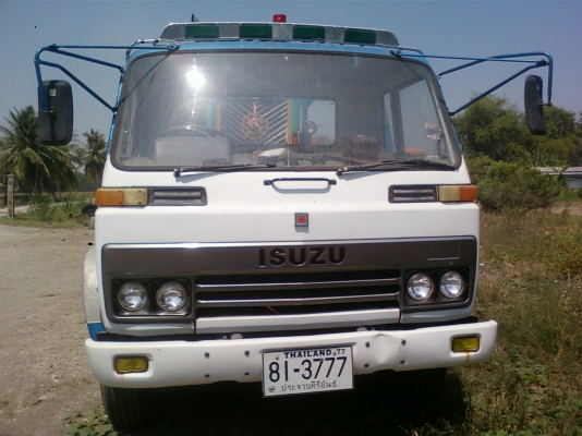 ขาย สิบล้อเพลาเดียว ISUZU 160HP เทลเลอร์บรรทุกรถเกี่ยวข้าว รถตีดิน