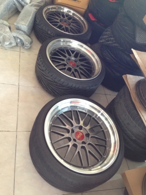 ขายล้อ bbs lm แท้ พร้อมยาง สภาพใหม่