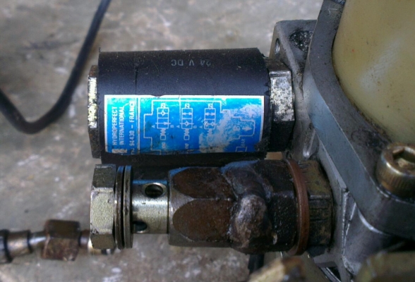 ขาย ปั้มไฮโดรลิค ใช้ไฟ 24 VDC(แบตเตอรรี่) ราคาถูก พร้อมใช้งาน นครปฐม