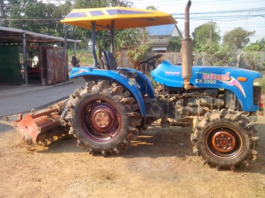ปัญญาแทรคเตอร์มาแล้ว...จัดมาให้ครับ แชมป์ CX 3500 พร้อมโรตาลี ผาน6