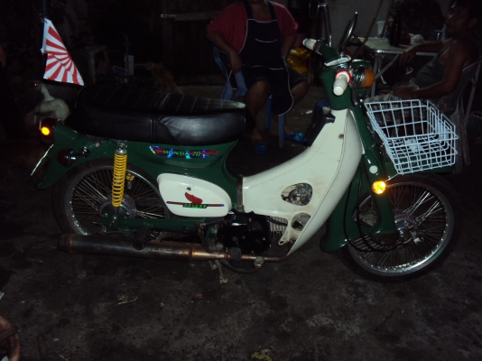 ขายรถฮอนด้าc70 เครื่องเวฟ100ไม่มีทะเบียนสนใจติดต่อสรกฤช081-8478107