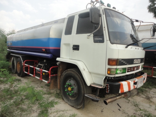 รถ 10 ล้อบรรทุกน้ำมัน ISUZU FVM32MR เครื่อง 6HE1 ถัง 15000 ลิตร รถสวยพร้อมใช้