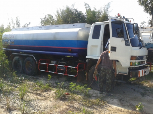รถ 10 ล้อบรรทุกน้ำมัน ISUZU FVM32MR เครื่อง 6HE1 ถัง 15000 ลิตร รถสวยพร้อมใช้