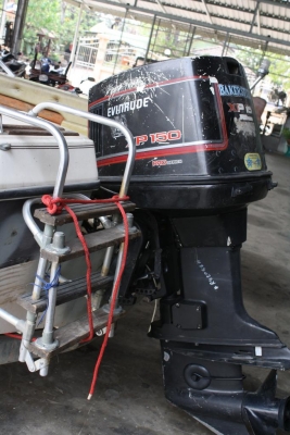 ขาย19ฟุตevenrude150(แถมเครื่อง115)