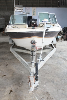 ขาย19ฟุตevenrude150(แถมเครื่อง115)