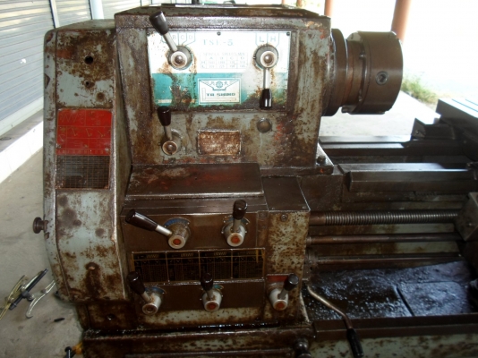 แท่นกลึง 5 ฟุต 3 เพลา เกียร์บล็อก ต้าชิง 67,000 ด่วน !!!