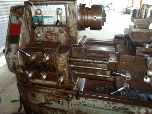 แท่นกลึง 5 ฟุต 3 เพลา เกียร์บล็อก ต้าชิง 67,000 ด่วน !!!