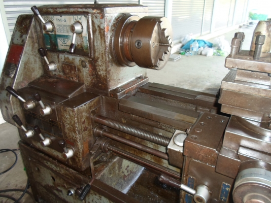 แท่นกลึง 5 ฟุต 3 เพลา เกียร์บล็อก ต้าชิง 67,000 ด่วน !!!