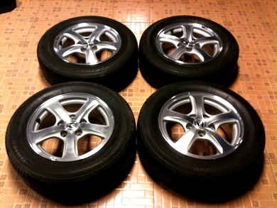 ขายแม็กซ์สภาพใหม่มาก Honda Civic FD  ขนาด 5 รู 114 พร้อมยางดอกหนา