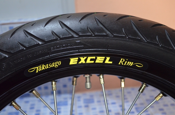 ล้อโมตาด EXCEL  takasago rim ใส่ xr 250