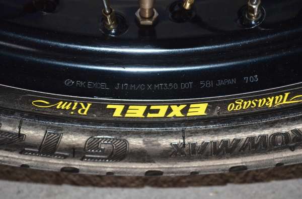 ล้อโมตาด EXCEL  takasago rim ใส่ xr 250