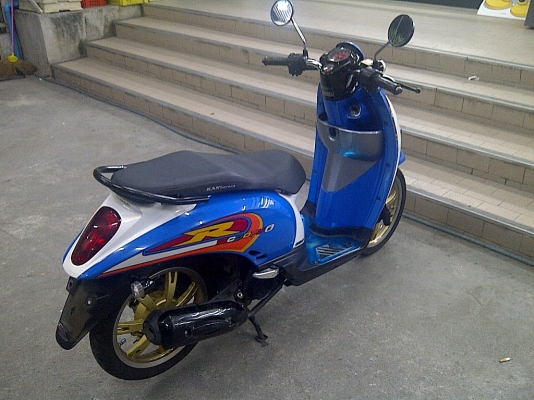 ++++ขายสะกุ๊บปี้ น้ำเงิน ขาว รถเครื่องเดิมๆ ปี54 สภาพสวยๆๆ 23999บาท+++++