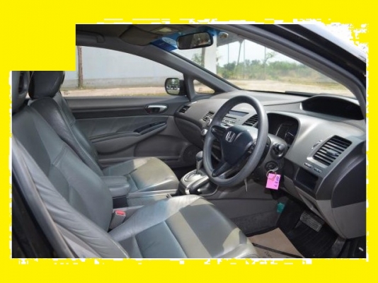 Civic ดำ ปี2007 รถมือเดียว แต่งพอสวยงาม ไม่มีริ้วรอย เบาะหนัง 569000 / หมวดมินทร์  086-4085619