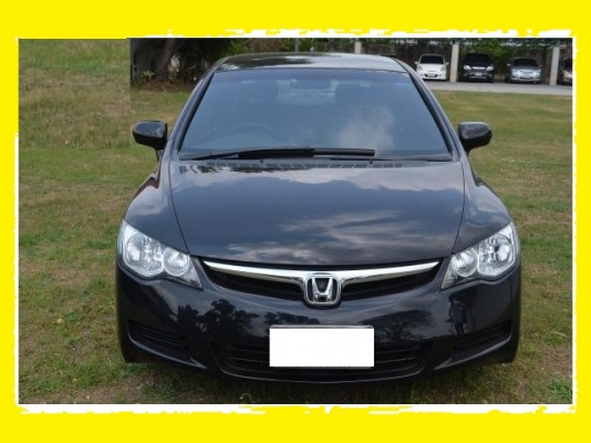 Civic ดำ ปี2007 รถมือเดียว แต่งพอสวยงาม ไม่มีริ้วรอย เบาะหนัง 569000 / หมวดมินทร์  086-4085619