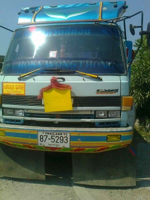 12ล้อพื้นเีรียบ ISUZU ROCK175ใส่เครื่อง185เทอร์โบมีระบบลากลูก