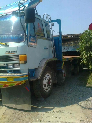 12ล้อพื้นเีรียบ ISUZU ROCK175ใส่เครื่อง185เทอร์โบมีระบบลากลูก