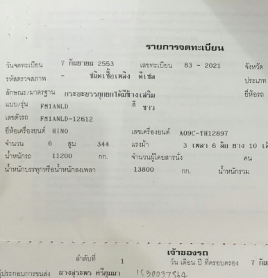 สิบล้อ ฮีโน่ 344ปี53แม่ลูกดั้ม3คาน สภาพดีเดิมๆสวยพายในกริ๊ป"ไม่มีล้ม"พร้อมใช้งาน ทะเบียนพร้อมโอน