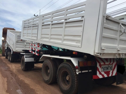 สิบล้อ ฮีโน่ 344ปี53แม่ลูกดั้ม3คาน สภาพดีเดิมๆสวยพายในกริ๊ป"ไม่มีล้ม"พร้อมใช้งาน ทะเบียนพร้อมโอน