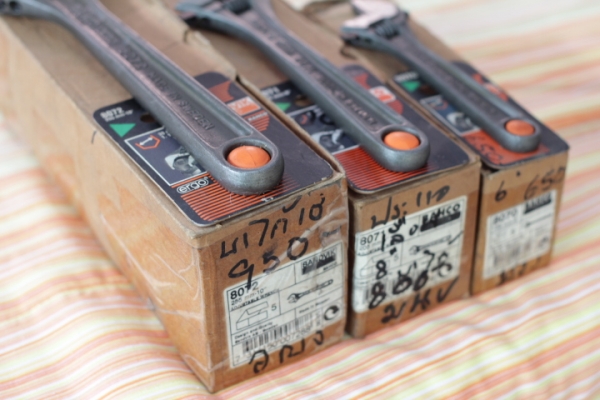 ขายประแจเลื่อน Bahco ชุด 6" 8" 10"