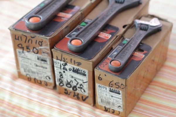 ขายประแจเลื่อน Bahco ชุด 6" 8" 10"