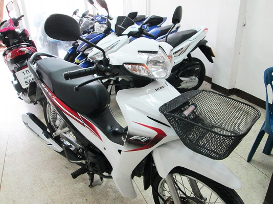 (โอนฟรี) ขาย Honda Wave 110I ปี 2015 ไมล์แท้ 7398 กม เครื่องหัวฉีดประหยัดน้ำมัน สภาพเดิมๆ  สีขาว ดำ