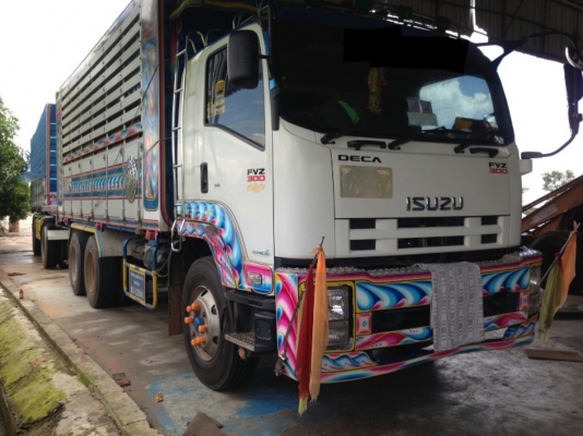 สิบล้อ อีซูชุ FVZ 300ปี55แม่ลูก3คาน ดั้มกะบะมีเนียมค็อกเกษตร สภาพดีสวยกริ๊ปเดิมๆทั้งคัน ทะเบียนพร้อมโอน ราคา 2,250,000บ คร๊าฟๆ