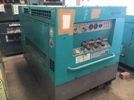 DENYO DIS-180SB2 : เครื่องปั๊มลม 180cfm : 7 บาร์ สภาพดี โทร. 080-6565422 (หนิง)