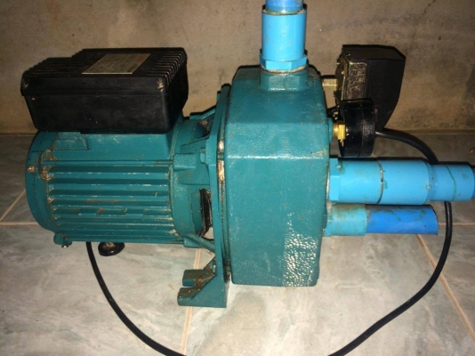 ขายปั๊มดูดน้ำบาดาล CLINTON DP1100W(N) ปั้มน้ำเจทคู่ 1,100วัตต์ 1.5แรงม้า - ใบพัดทองเหลือง(ใช้งานน้อย)