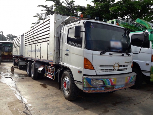 ขายรถพ่วงดัมพ์ HINO เครื่อง 260 แรง ปี 46 กระบะดัมพ์มิเนียมอู่ ส.สมบัติ ลูก 2 เพลา ทะเบียนพร้อม