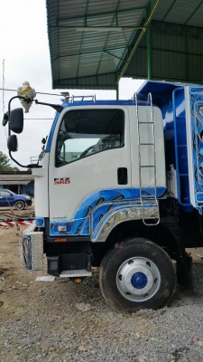 ขายรถพ่วงด้มพ์ Isuzu เครื่อง 360 แรง ปี 53 กระบะดัมพ์อู่สหกิจ ลูก 3 เพลาแท้ ทะเบียนพร้อม