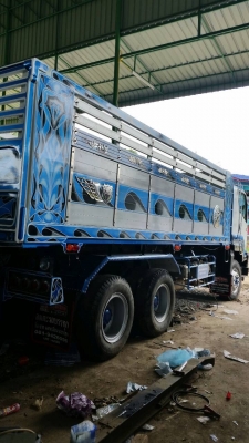 ขายรถพ่วงด้มพ์ Isuzu เครื่อง 360 แรง ปี 53 กระบะดัมพ์อู่สหกิจ ลูก 3 เพลาแท้ ทะเบียนพร้อม