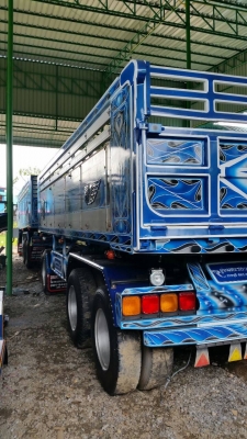 ขายรถพ่วงด้มพ์ Isuzu เครื่อง 360 แรง ปี 53 กระบะดัมพ์อู่สหกิจ ลูก 3 เพลาแท้ ทะเบียนพร้อม