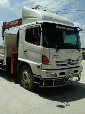 หกล้อ ฮีโน่ ซีรี500 FG8J212โบว์อินเตอร์:ปี58 ติดเครน UNIC 5ตัน ท้องวี 4ปอก 3ชัก กะบะเหล็กยาว 7.50ม สภาพดีเดิมๆสวยจัดบางเดิมไม่มีตำนิพร้อมใช้งาน ทะเบียนพร้อมโอน