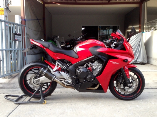 ((ดาวน์45000)) ขาย CBR650f ปี2014 วิ่งน้อย ท่อFull ราคา 245000 บาท(รับเทริ์น)