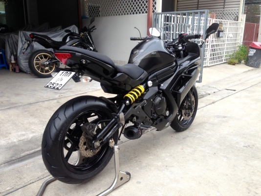 ((ดาวน์25000)) ขาย Kawasaki Ninja650 ปี2013 ดำด้าน ท่อFull ราคา175000บาท