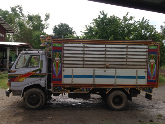 HINO 6 ล้อ ดั้มพ์ คอกเกษตร เครื่อง WO4D 117 แรง