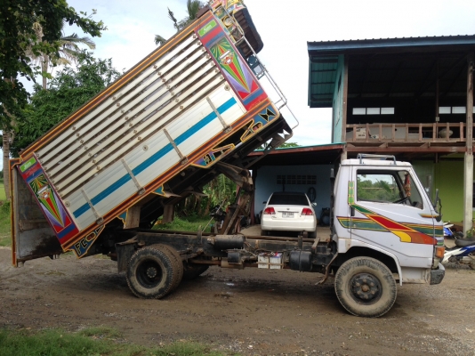 HINO 6 ล้อ ดั้มพ์ คอกเกษตร เครื่อง WO4D 117 แรง